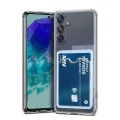 BUĞZ Samsung Galaxy A36 Kılıf Kart Şeffaf Silikon - Şeffaf