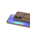 BUĞZ Samsung Galaxy A37 5g Regal Magsafe Standlı Kapak - Çöl Titanyum