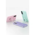 BUĞZ Samsung Galaxy A37 5g Regal Magsafe Standlı Kapak - Çöl Titanyum