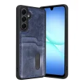 BUĞZ Samsung Galaxy A37 5g Sara Kartvizitli Deri Kılıf - Lacivert