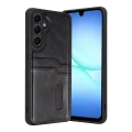 BUĞZ Samsung Galaxy A37 5g Sara Kartvizitli Deri Kılıf - Siyah