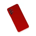 BUĞZ Samsung Galaxy A52 Kılıf Nano İçi Kadife Silikon - Kırmızı
