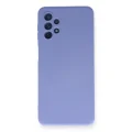 BUĞZ Samsung Galaxy A52 Kılıf Nano İçi Kadife Silikon - Lila