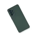BUĞZ Samsung Galaxy A53 5g Kılıf Nano İçi Kadife Silikon - Koyu Yeşil
