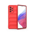 BUĞZ Samsung Galaxy A53 5g Kılıf Optimum Silikon - Kırmızı