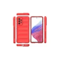 BUĞZ Samsung Galaxy A53 5g Kılıf Optimum Silikon - Kırmızı