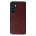 BUĞZ Samsung Galaxy A55 5g Kılıf Aras Deri Kapak - Bordo