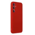 BUĞZ Samsung Galaxy A55 5g Kılıf First Silikon - Kırmızı