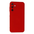 BUĞZ Samsung Galaxy A55 5g Kılıf Nano İçi Kadife Silikon - Kırmızı
