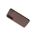 BUĞZ Samsung Galaxy A56 Kılıf Auto Focus Karbon Kapak - Kahverengi