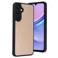 BUĞZ Samsung Galaxy A57 5g Aras Deri Kapak - Pudra