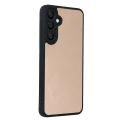 BUĞZ Samsung Galaxy A57 5g Aras Deri Kapak - Pudra