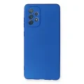 BUĞZ Samsung Galaxy A72 Kılıf First Silikon - Mavi