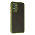 BUĞZ Samsung Galaxy A72 Kılıf Montreal Silikon Kapak - Yeşil