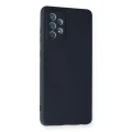 BUĞZ Samsung Galaxy A72 Kılıf Nano İçi Kadife Silikon - Lacivert