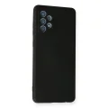 BUĞZ Samsung Galaxy A72 Kılıf Nano İçi Kadife Silikon - Siyah