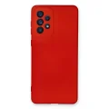BUĞZ Samsung Galaxy A73 5g Kılıf Nano İçi Kadife Silikon - Kırmızı