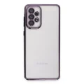 BUĞZ Samsung Galaxy A73 5g Kılıf Razer Lensli Silikon - Mor