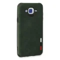 BUĞZ Samsung Galaxy J7 Kılıf Loop Deri Silikon - Yeşil