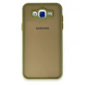 BUĞZ Samsung Galaxy J7 Kılıf Montreal Silikon Kapak - Açık Yeşil