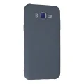 BUĞZ Samsung Galaxy J7 Kılıf Nano İçi Kadife Silikon - Gri