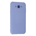 BUĞZ Samsung Galaxy J7 Kılıf Nano İçi Kadife Silikon - Lila
