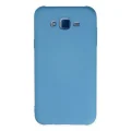 BUĞZ Samsung Galaxy J7 Kılıf Nano İçi Kadife Silikon - Mavi
