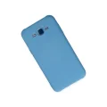 BUĞZ Samsung Galaxy J7 Kılıf Nano İçi Kadife Silikon - Mavi