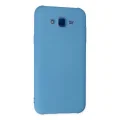 BUĞZ Samsung Galaxy J7 Kılıf Nano İçi Kadife Silikon - Mavi