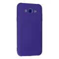 BUĞZ Samsung Galaxy J7 Kılıf Nano İçi Kadife Silikon - Mor