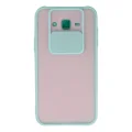 BUĞZ Samsung Galaxy J7 Kılıf Palm Buzlu Kamera Sürgülü Silikon - Turkuaz