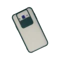 BUĞZ Samsung Galaxy J7 Kılıf Palm Buzlu Kamera Sürgülü Silikon - Yeşil