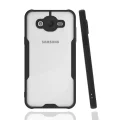 BUĞZ Samsung Galaxy J7 Kılıf Platin Silikon - Siyah