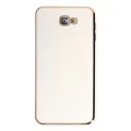 BUĞZ Samsung Galaxy J7 Prime Kılıf Volet Silikon - Beyaz
