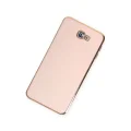 BUĞZ Samsung Galaxy J7 Prime Kılıf Volet Silikon - Pembe