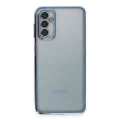 BUĞZ Samsung Galaxy M23 Kılıf Razer Lensli Silikon - Açık Mavi