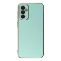 BUĞZ Samsung Galaxy M23 Kılıf Volet Silikon - Açık Yeşil