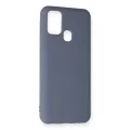 BUĞZ Samsung Galaxy M31 Kılıf Nano İçi Kadife Silikon - Gri