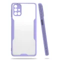 BUĞZ Samsung Galaxy M31s Kılıf Platin Silikon - Lila