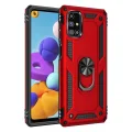 BUĞZ Samsung Galaxy M31s Kılıf Sofya Yüzüklü Silikon Kapak - Kırmızı