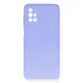 BUĞZ Samsung Galaxy M51 Kılıf First Silikon - Lila