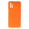 BUĞZ Samsung Galaxy M51 Kılıf Nano İçi Kadife Silikon - Turuncu
