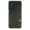 BUĞZ Samsung Galaxy M52 5g Kılıf Loop Deri Silikon - Yeşil