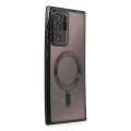 BUĞZ Samsung Galaxy Note 20 Ultra Kılıf Kross Magneticsafe Kapak - Siyah