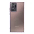 BUĞZ Samsung Galaxy Note 20 Ultra Kılıf Razer Lensli Silikon - Mor