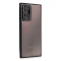 BUĞZ Samsung Galaxy Note 20 Ultra Kılıf Razer Lensli Silikon - Siyah