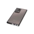 BUĞZ Samsung Galaxy Note 20 Ultra Kılıf Razer Lensli Silikon - Siyah