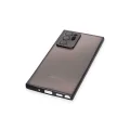 BUĞZ Samsung Galaxy Note 20 Ultra Kılıf Razer Lensli Silikon - Siyah