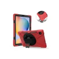 BUĞZ Samsung Galaxy P610 Tab S6 Lite 10.4 Kılıf Amazing Tablet Kapak - Kırmızı