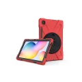 BUĞZ Samsung Galaxy P610 Tab S6 Lite 10.4 Kılıf Amazing Tablet Kapak - Kırmızı